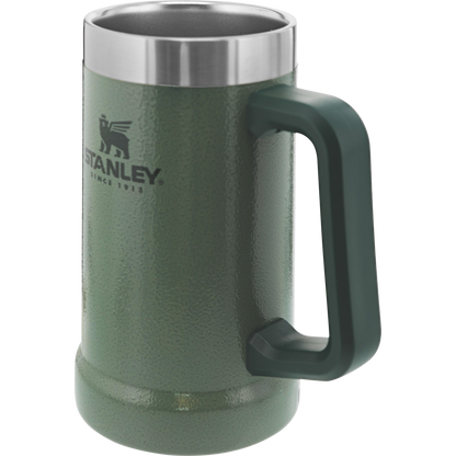 Stanley Heavy Duty Big Grip 24 oz Beer Stein in Hammertone Green