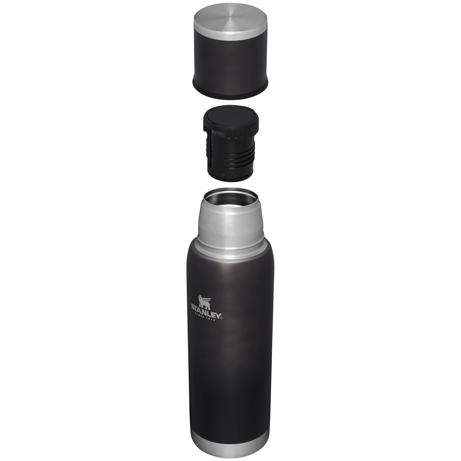 Stanley 1.1 QT Adventure To Go Bottle with Insulated lid in Charcoal
