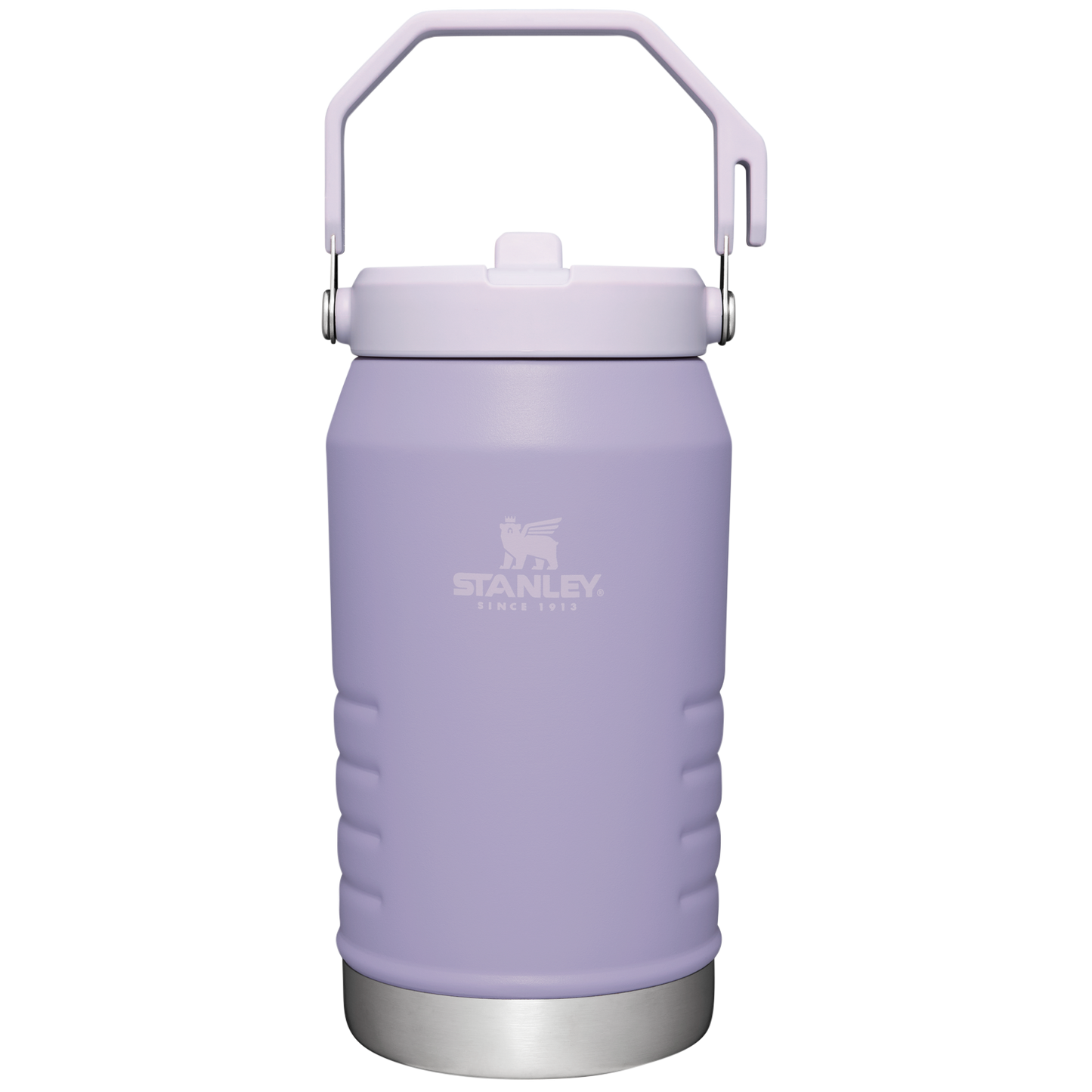 Stanley IceFlow 64 oz Stainless Steel Tumbler in Lavender with flip straw lid