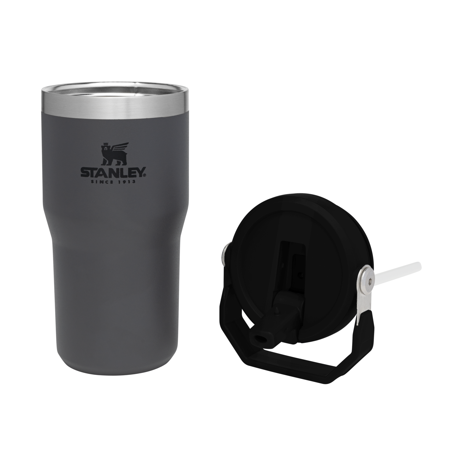 Stanley The IceFlow FlipStraw Tumbler Water Bottle 20 OZ In Stone