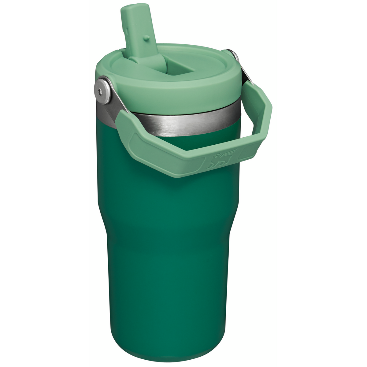 Stanley The IceFlow FlipStraw Tumbler Water Bottle 20 OZ In Jade
