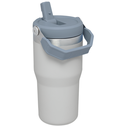 Stanley The IceFlow FlipStraw Tumbler Water Bottle 20 OZ In Fog