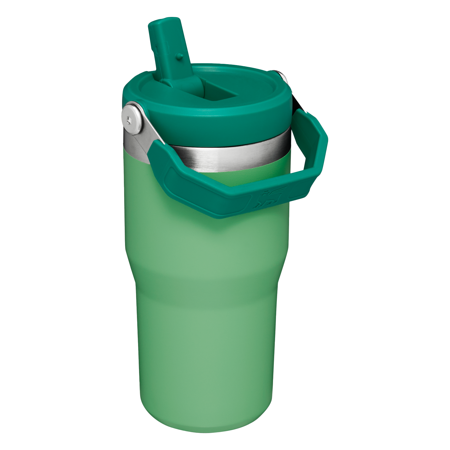 Stanley The IceFlow FlipStraw Tumbler Water Bottle 20 OZ In Jade