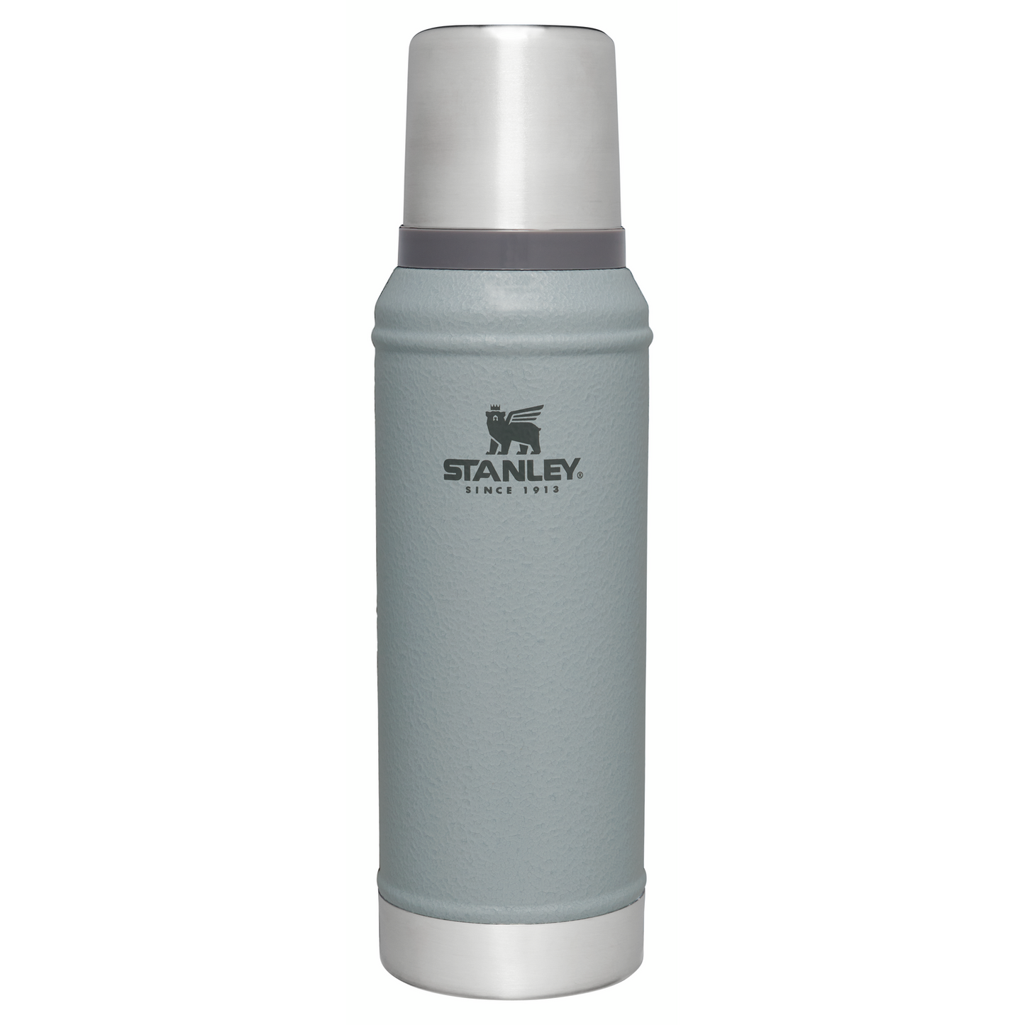 Leakproof Stainless Steal Classic Legendary Bottle in Hammertone Silver
