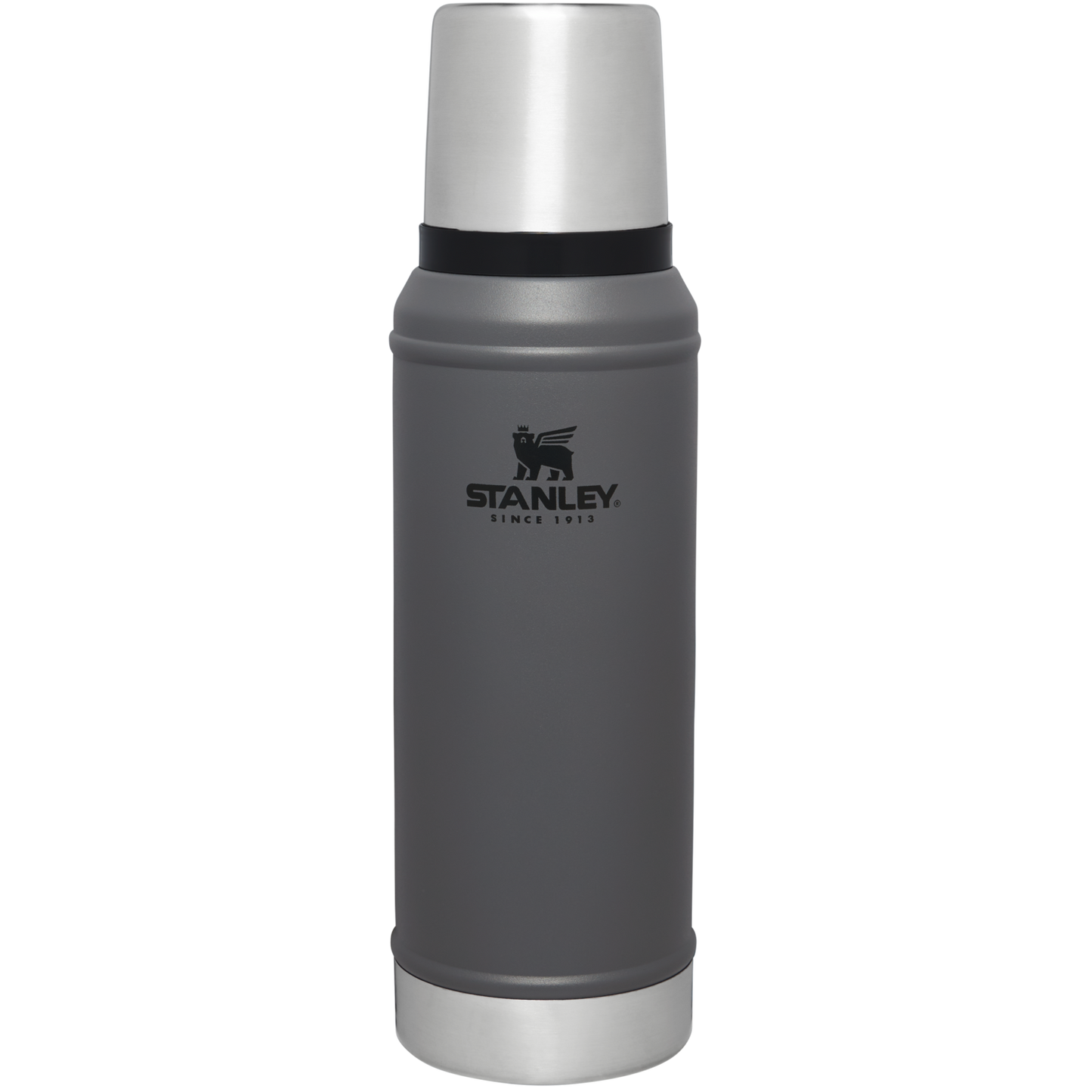 Leakproof Stainless Steal Classic Legendary Bottle in Charcoal