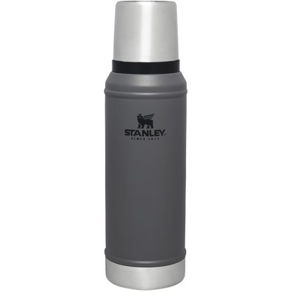 Leakproof Stainless Steal Classic Legendary Bottle in Charcoal