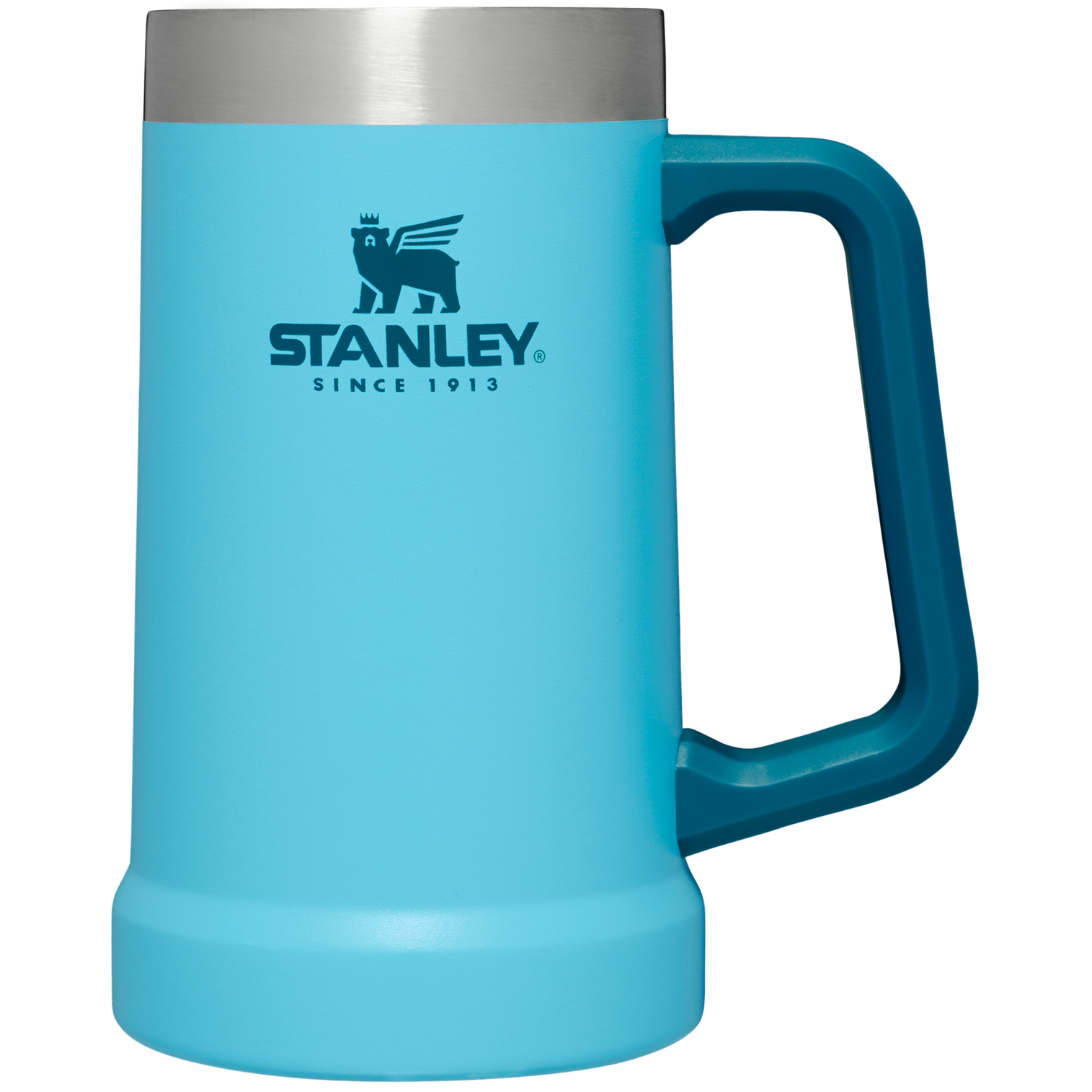 Stanley Heavy Duty Big Grip 24 oz Beer Stein in Pool Front Blue