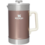 Stanley Stainless Steel Stay Hot French Press in Rose Quartz Glow