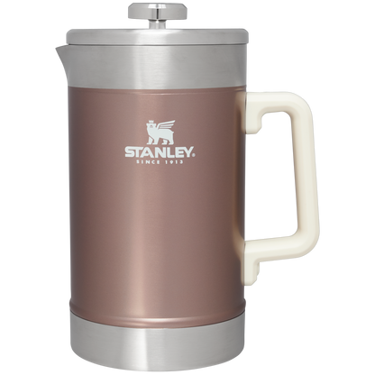Stanley Stainless Steel Stay Hot French Press in Rose Quartz Glow