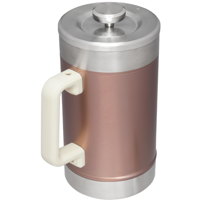 Stanley Stainless Steel Stay Hot French Press in Rose Quartz Glow