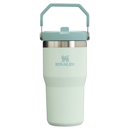 Stanley The IceFlow FlipStraw Tumbler Water Bottle 20 OZ In Mist Green