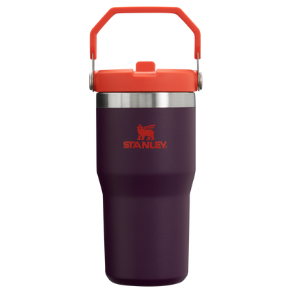 Stanley The IceFlow FlipStraw Tumbler Water Bottle 20 OZ In Plum Purple