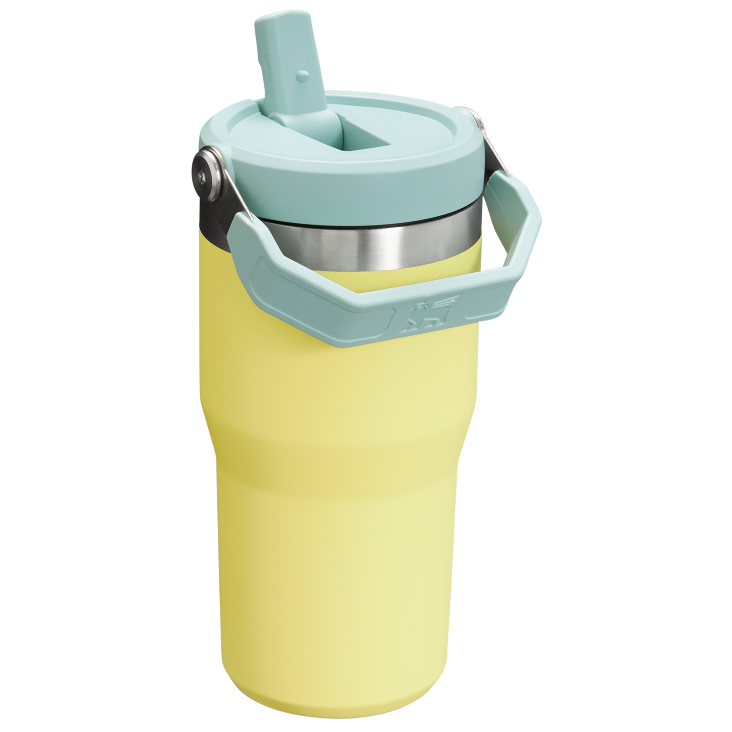 Stanley The IceFlow FlipStraw Tumbler Water Bottle 20OZ In Pomelo Yellow