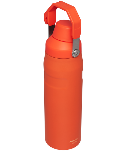 Stanley IceFlow Water Bottle with Fast Flow Lid 24 OZ In Tigerlily Orange