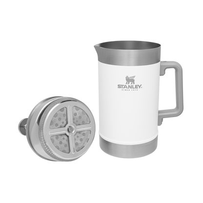 Stanley Stainless Steel Stay Hot French Press in Polar White