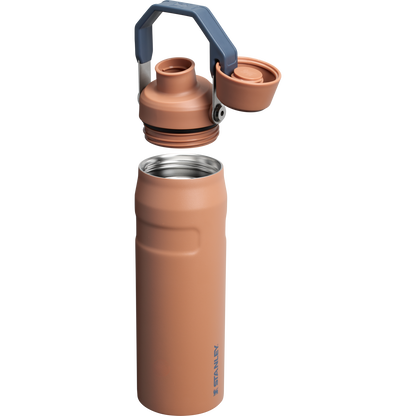 Stanley IceFlow Water Bottle with Fast Flow Lid 24 OZ In Toast Brown