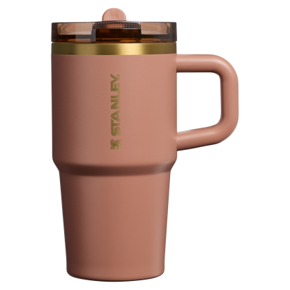 Stanley Quencher 20 OZ ProTour Flip Straw Stainless Steel Tumbler In Mocha Latte Brown