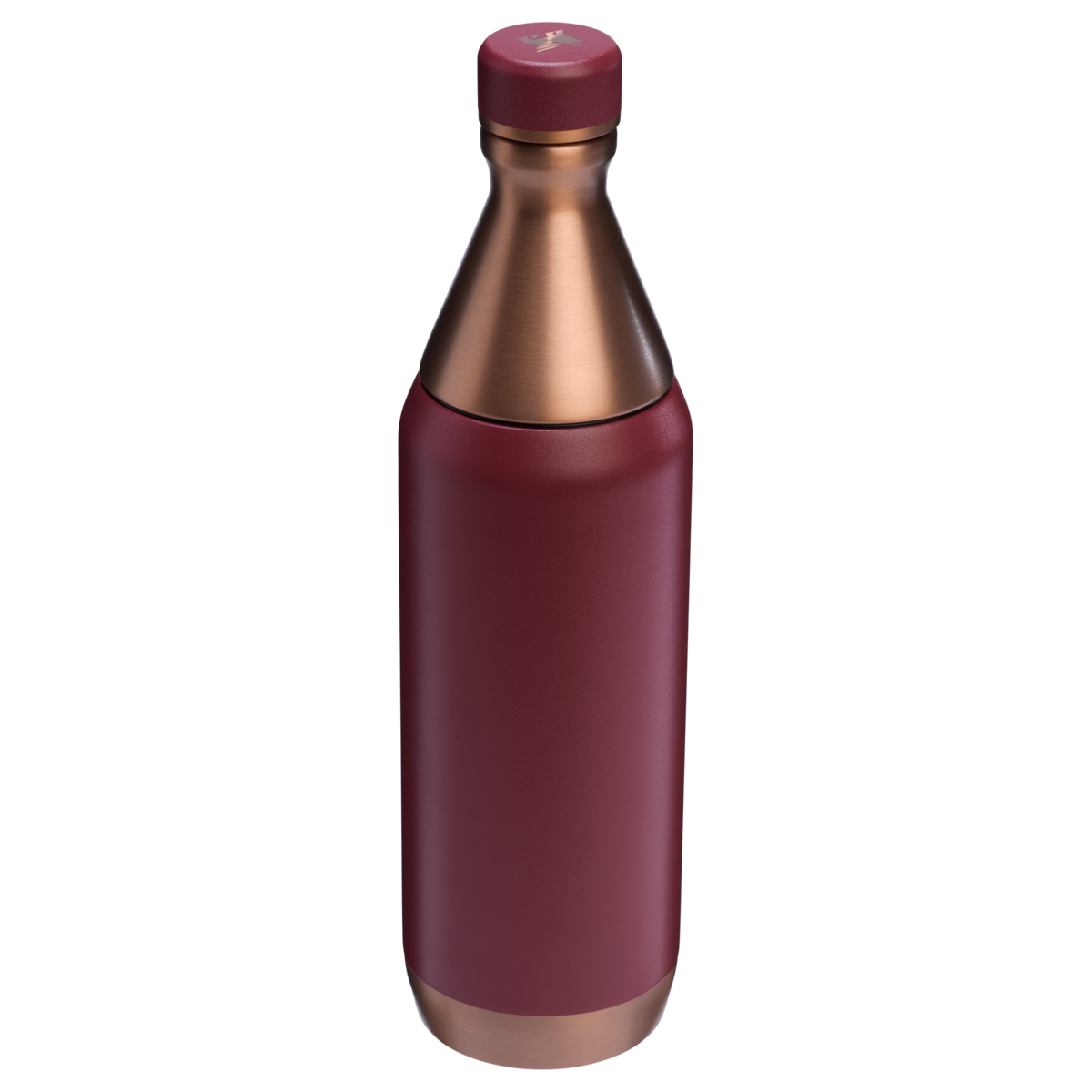 Stanley All Day Slim Water Bottle 20 OZ In Gilded Pomegranate Red