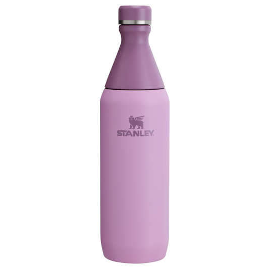 Stanley Leak Proof 20 OZ All Day Slim Bottle with removable collar in Lilac