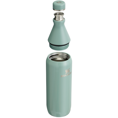 Stanley All Day Slim Water Bottle 20 OZ In Shale Gloss Blue