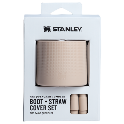 Stanley Quencher Boot And Straw Cover Set For 14 OZ Cups In Sand