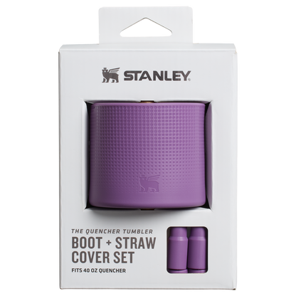 Stanley Quencher Boot & Straw Cover In lilac purple
