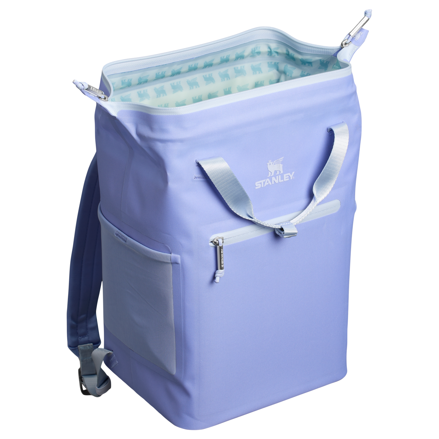 Stanley 14 Quart All Day Madeleine Mini Soft Sided Cooler Backpack In Hydrangea Purple