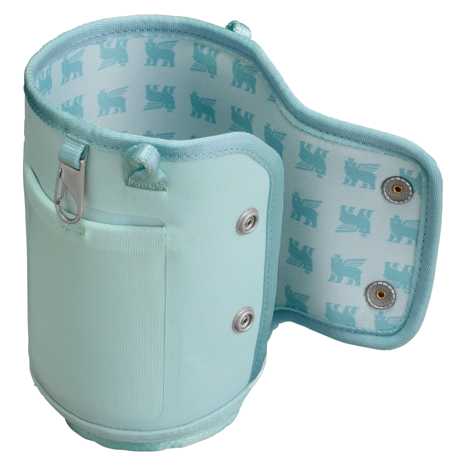 Stanley Carry-All 40 oz Quencher with Detachable Crossbody Straps in mist blue