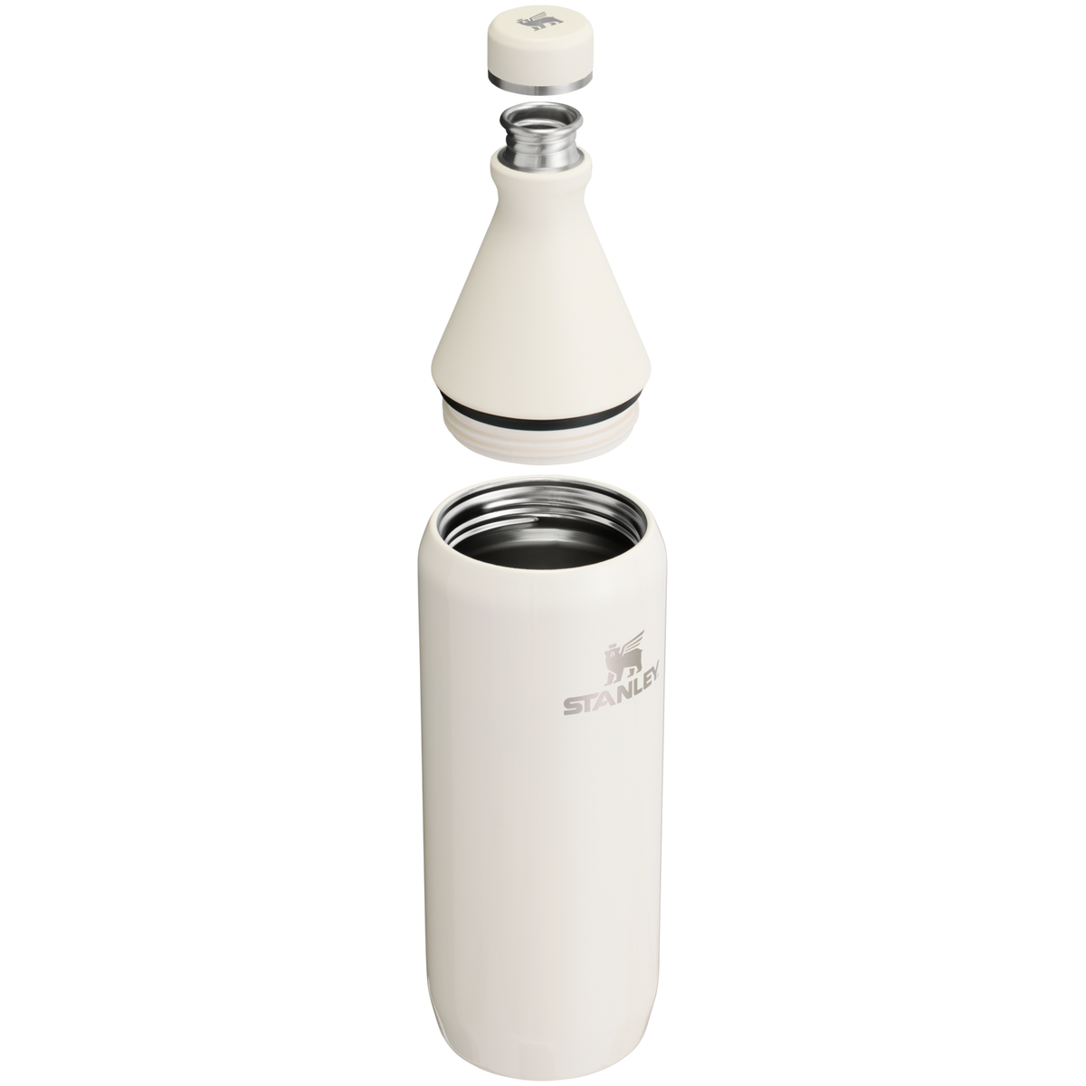 Stanley All Day Slim Water Bottle 34 OZ In Cream White Gloss