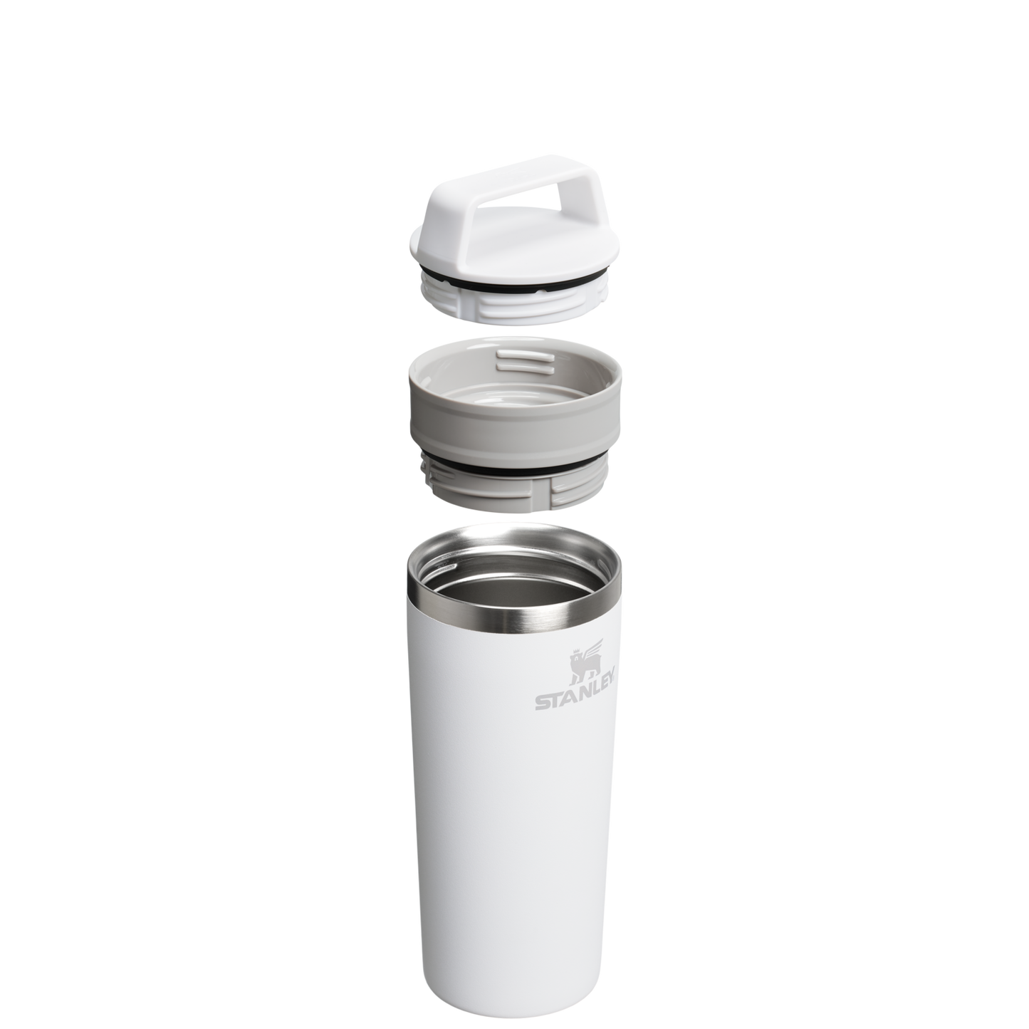 Stanley 16 OZ Cafe-To-Go Insulated Travel Mug in Frost White
