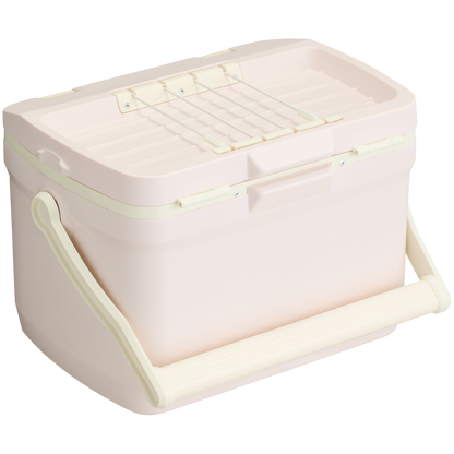The Easy-Carry Outdoor Cooler 16QT in Rose Quartz Pink