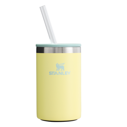 Stanley Everyday Can Cooler cup 10 oz with straw in Pomelo