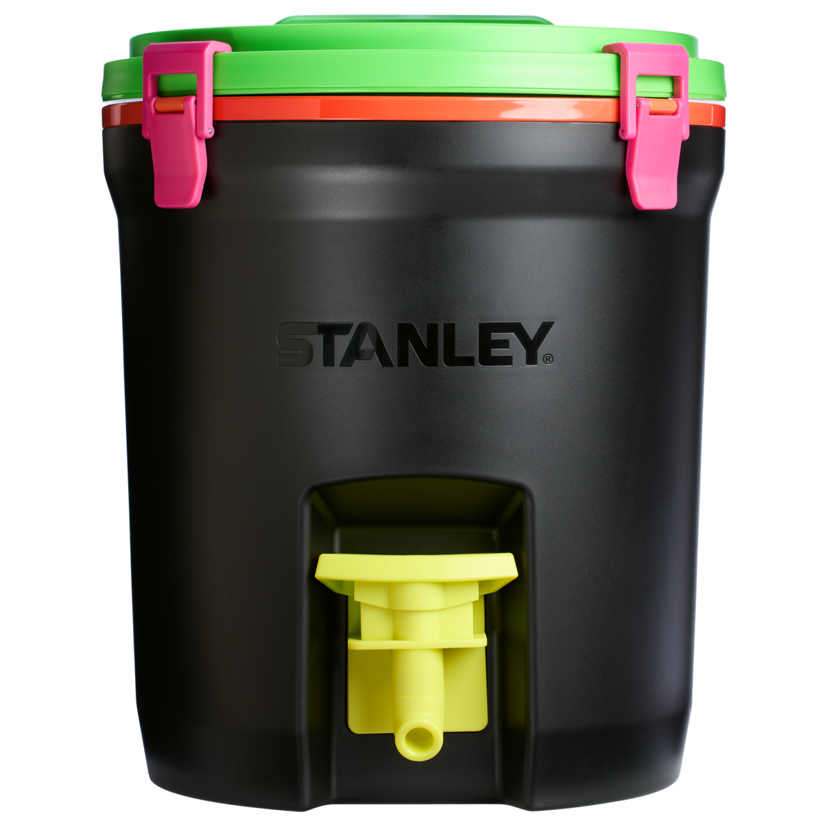 Stanley 2 Galloon Fast Flow Water Jug in Black Neon