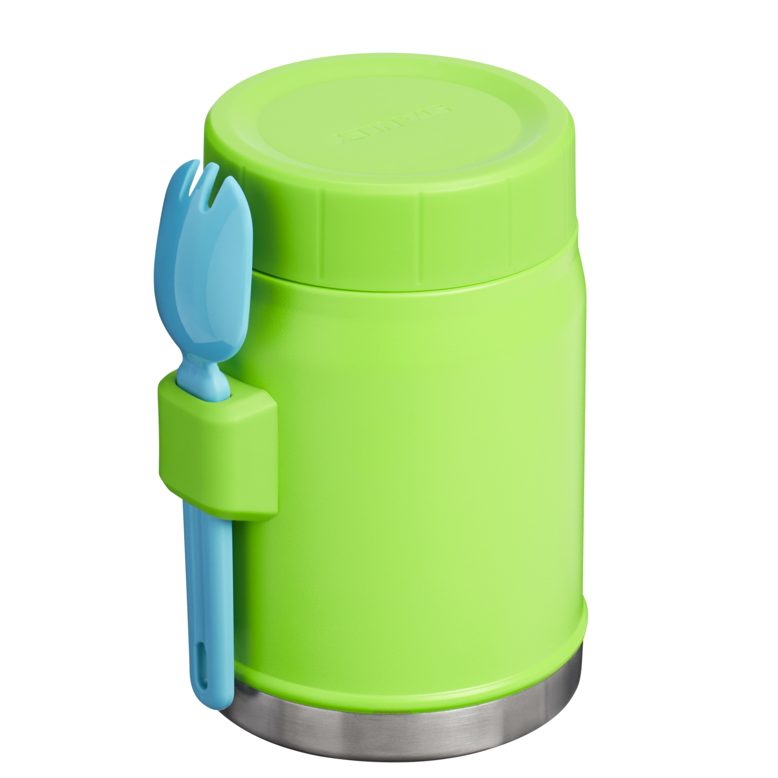 Stanley Heritage Vacuum Food Jar With Spork 14OZ In Bright Lime Green