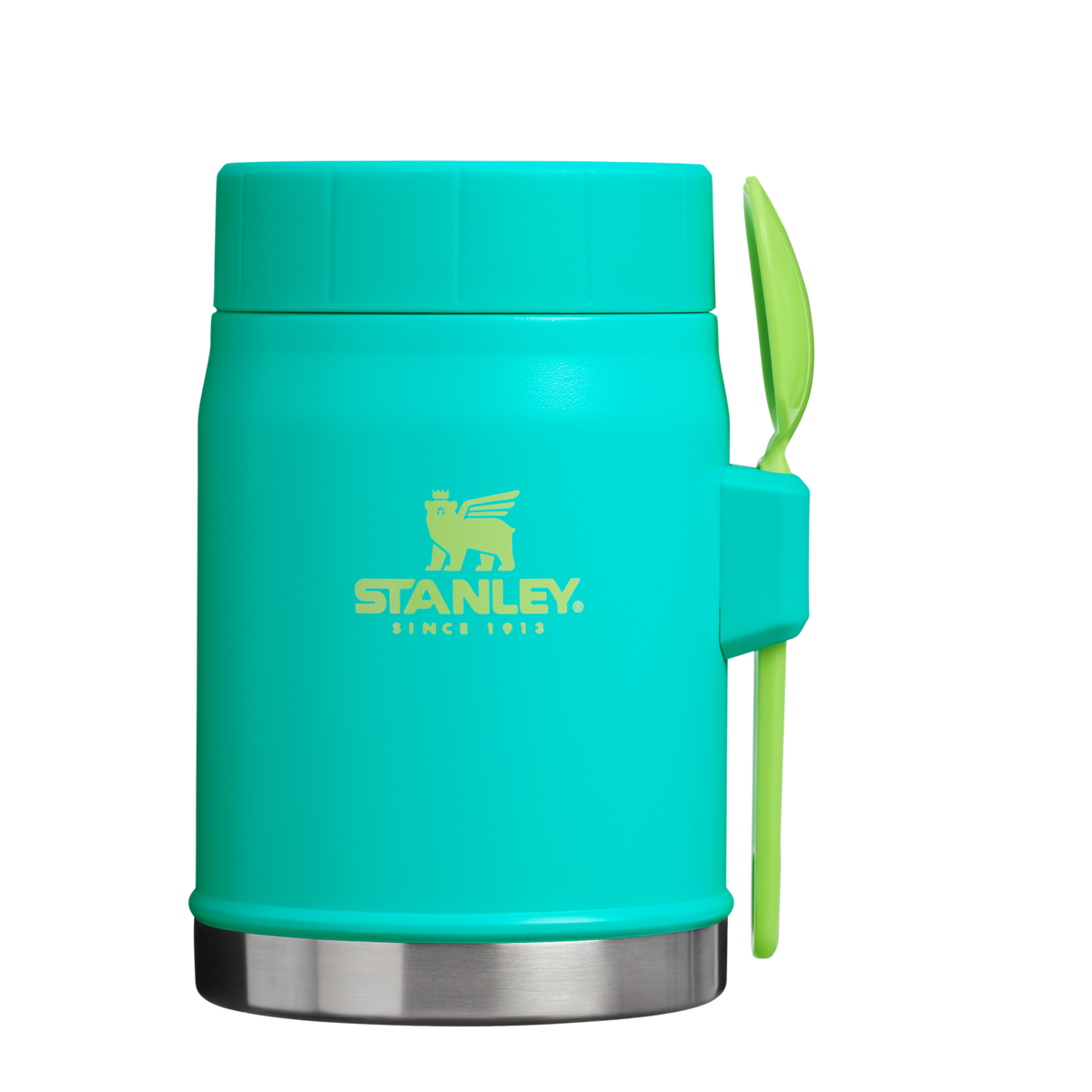 Stanley Heritage Vacuum Food Jar With Spork 14OZ In Tropical Teal