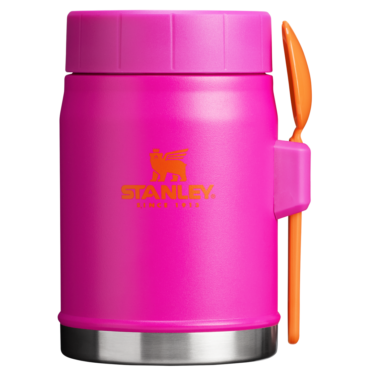 Stanley Heritage Vacuum Food Jar With Spork 14OZ In Vivid Violet