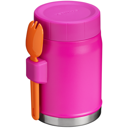Stanley Heritage Vacuum Food Jar With Spork 14OZ In Vivid Violet