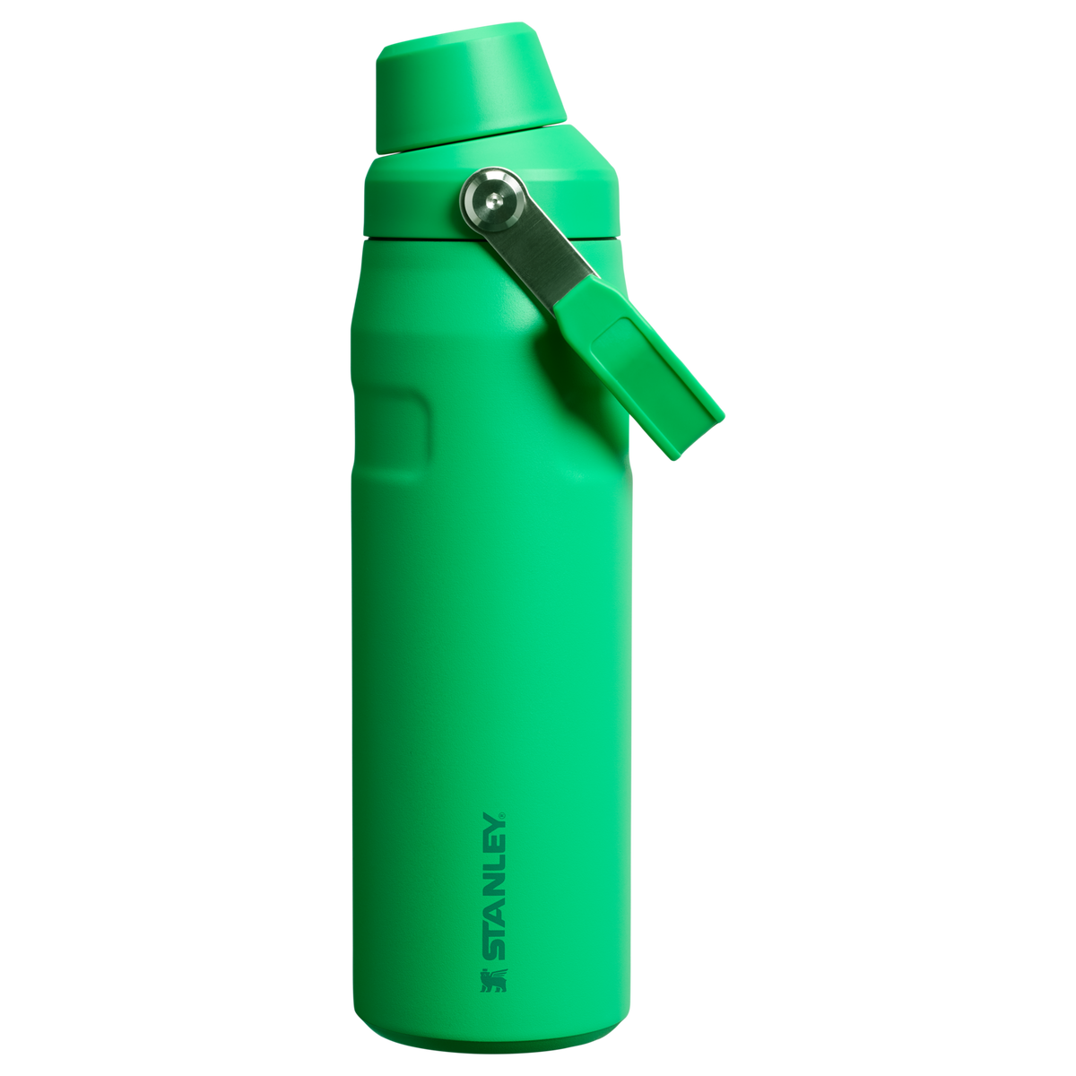 Stanley IceFlow Water Bottle with Fast Flow Lid 24 OZ In Meadow Green