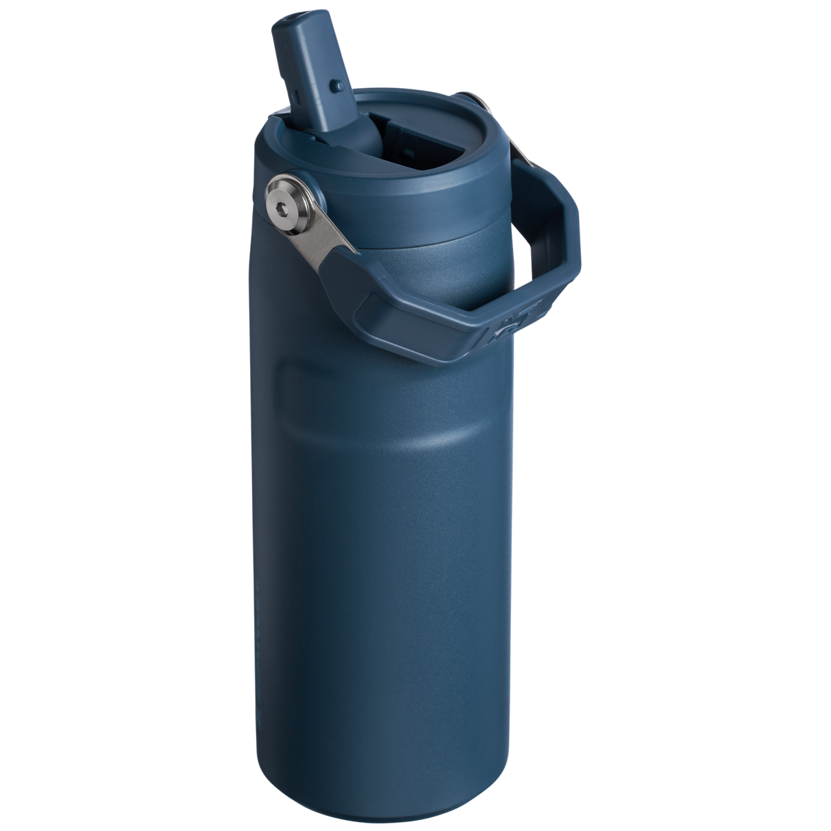 Stanley IceFlow Aerolight stainless steel water bottle in Navy with Flip Straw