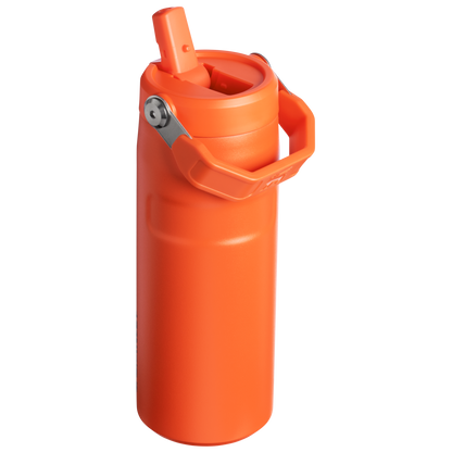 Stanley IceFlow Aerolight stainless steel water bottle in Tigerlily Plum with Flip Straw