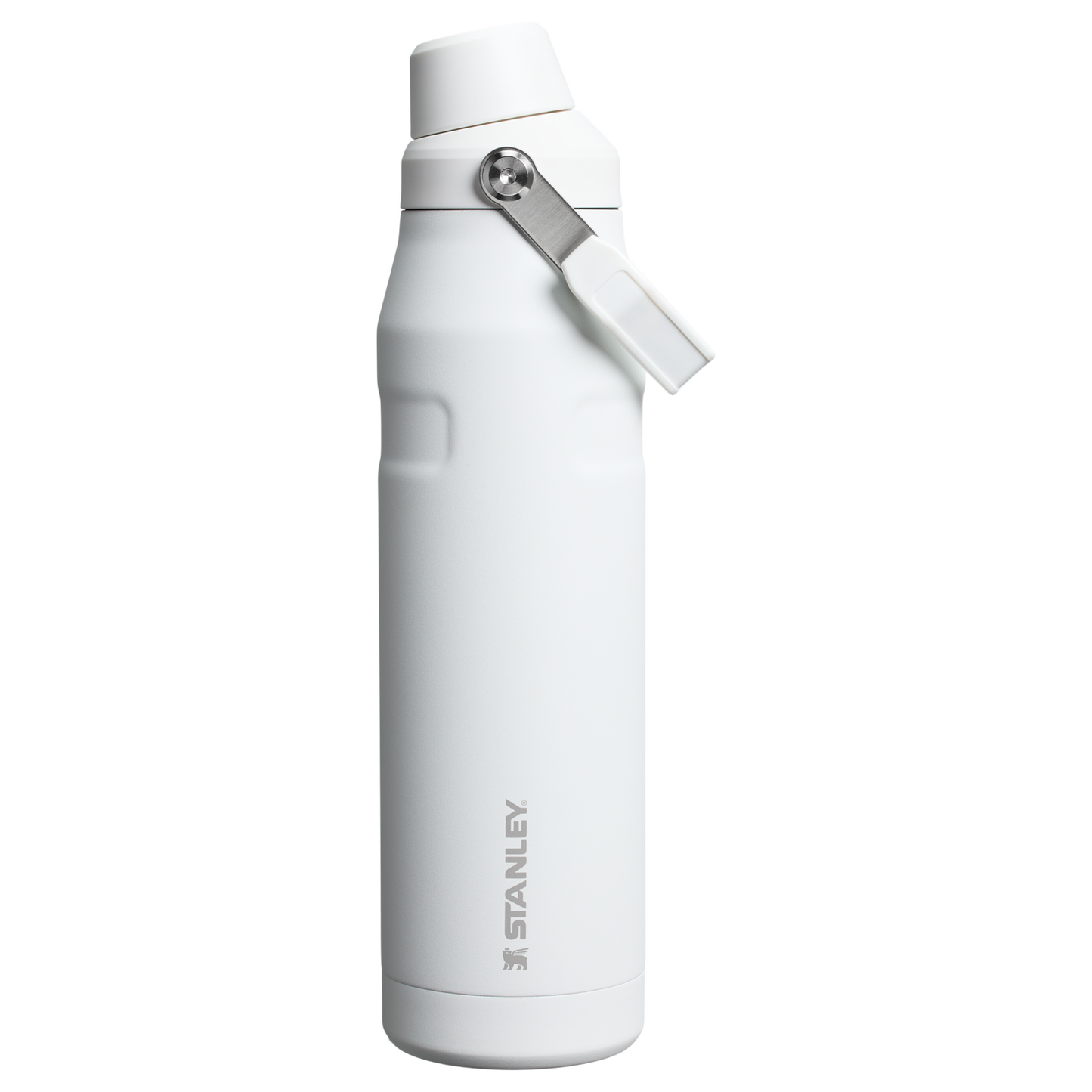 Stanley 36 OZ IceFlow Aerolight Stainless SteelWater Bottle In Frost White