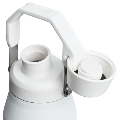 Stanley 36 OZ IceFlow Aerolight Stainless SteelWater Bottle In Frost White