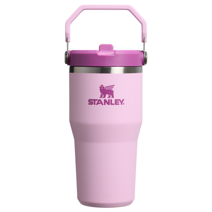 Stanley 20 OZ IceFlow Flip Straw Insulated Tumbler In Cherry Blossom Pink