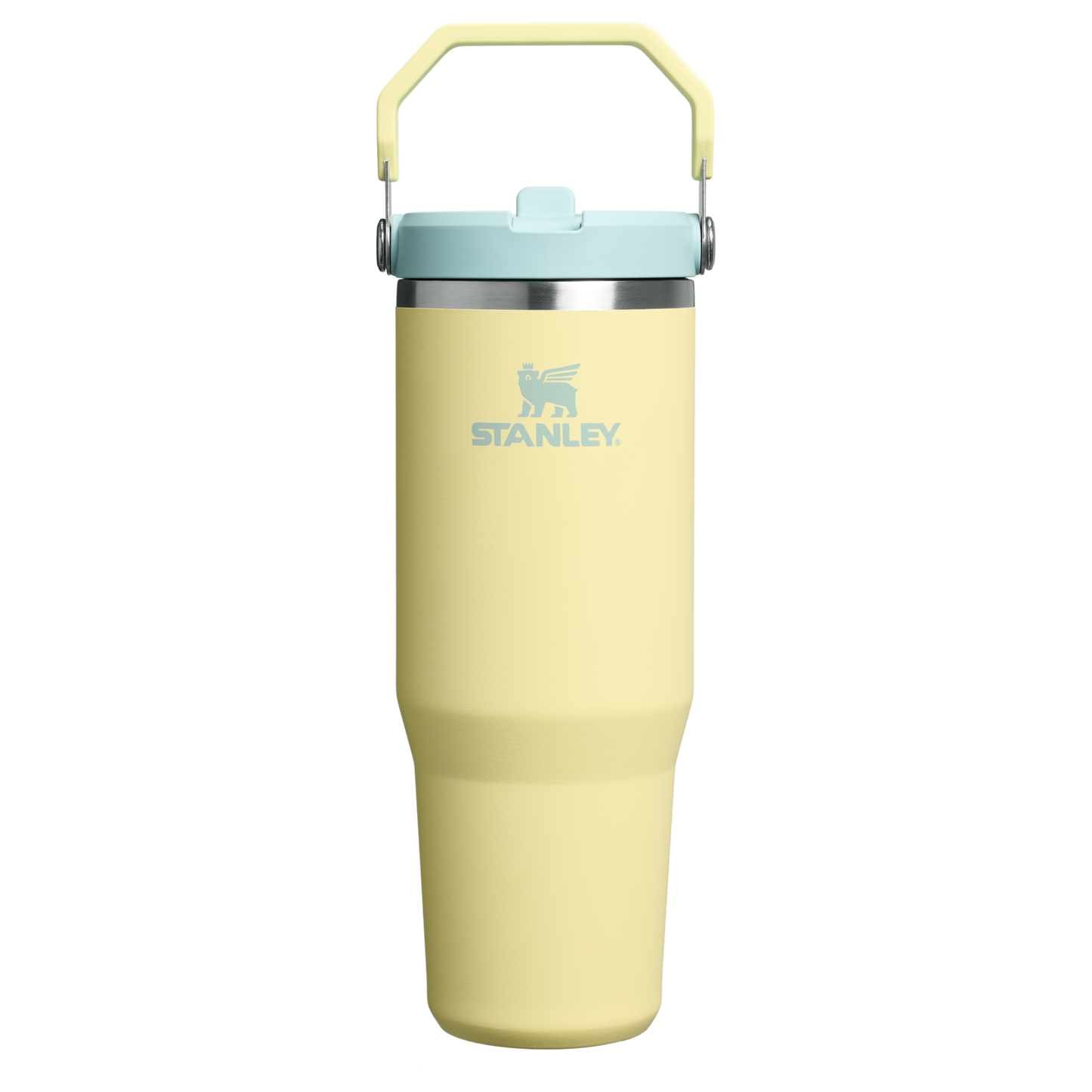Stanley 30 OZ IceFlow Flip Straw Tumbler In Pomelo Yellow