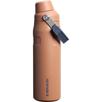 Stanley 16 OZ IceFlow Aerolight Water Bottle With Flip Straw In Toast Tan