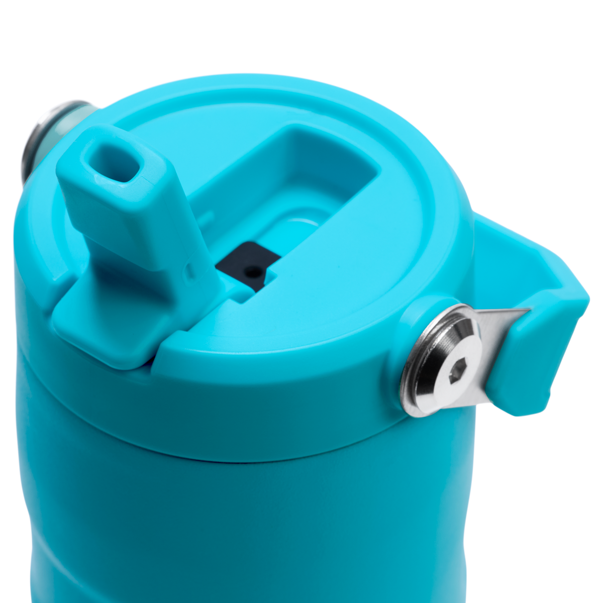 Stanley 16 Oz IceFlow Aerolight Water Bottle Flip Straw In Splash Blue