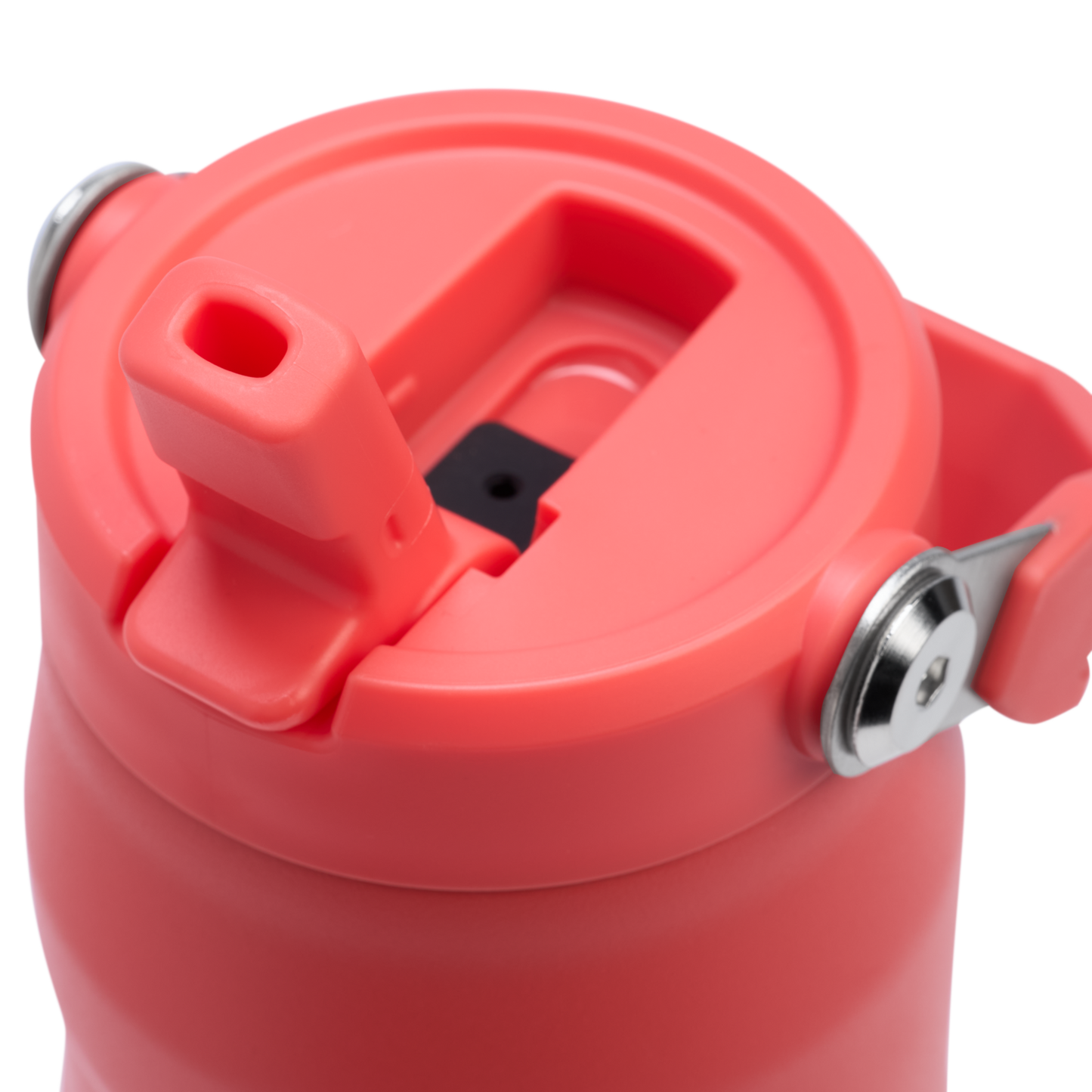 Stanley 24 oz IceFlow Aerolight Water Bottle WIth A Flip Straw In Hot Coral Red