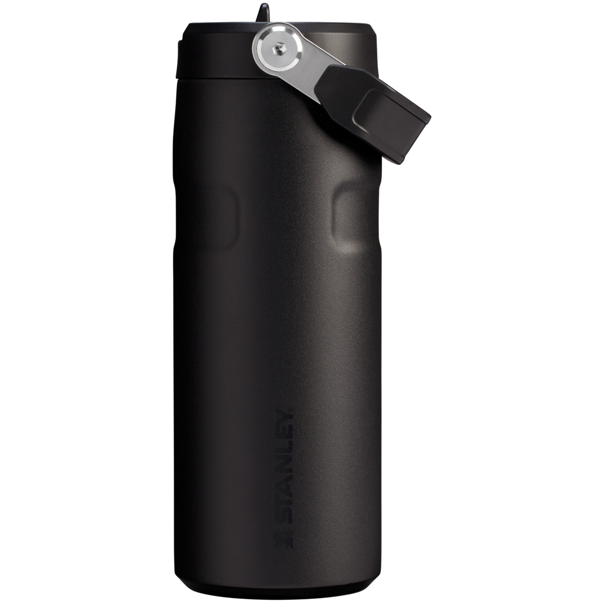 Stanley IceFlow Aerolight stainless steel water bottle in Black with Flip Straw