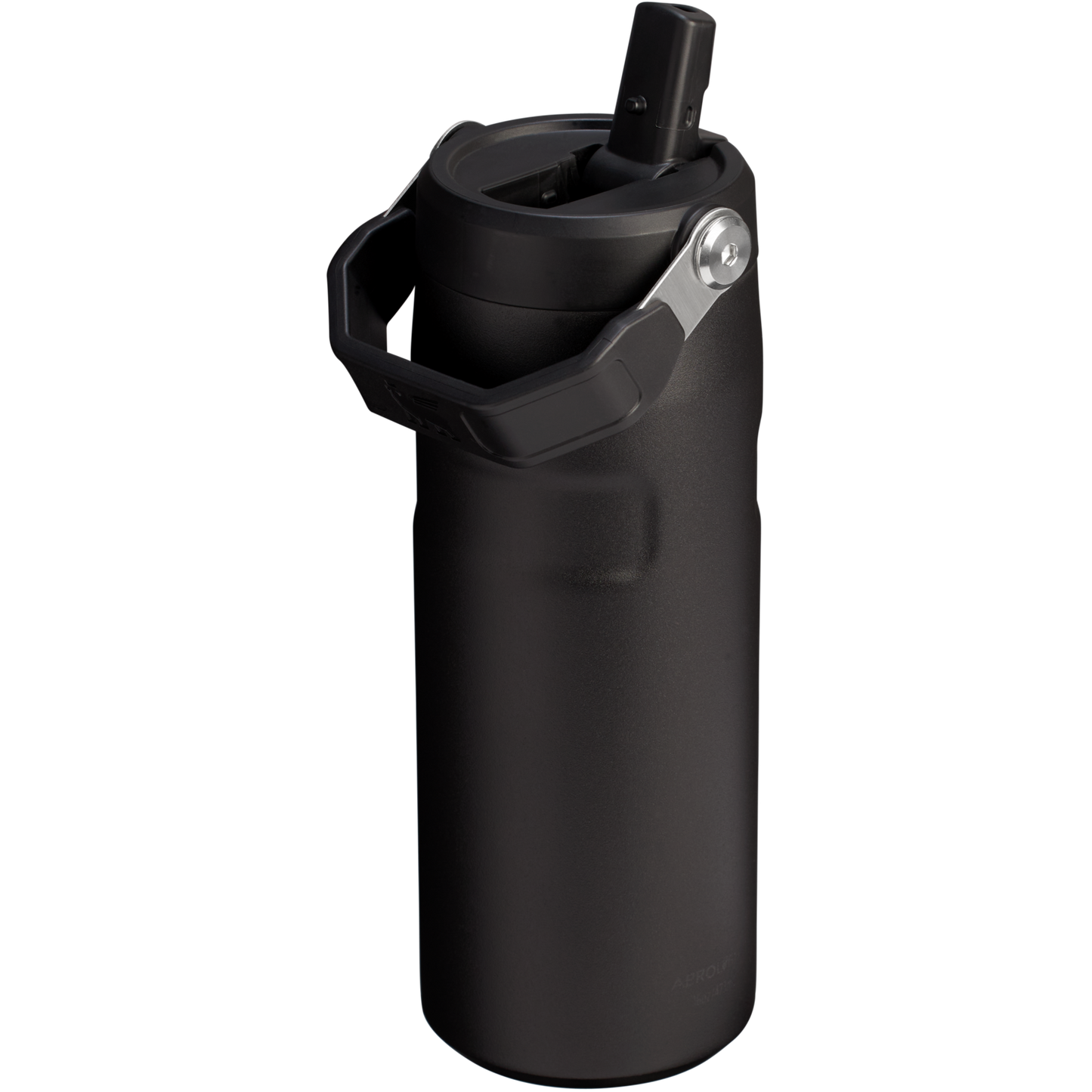 Stanley IceFlow Aerolight stainless steel water bottle in Black with Flip Straw