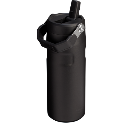 Stanley IceFlow Aerolight stainless steel water bottle in Black with Flip Straw